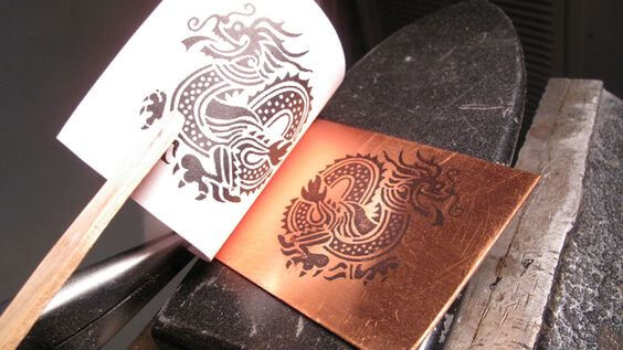 copper etching