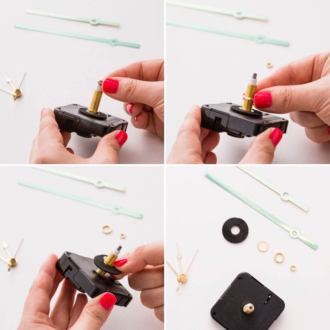 diy clock battery