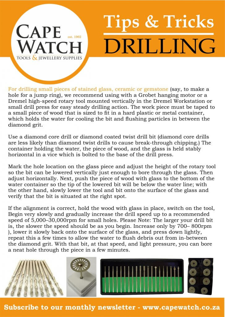 Drilling Tips