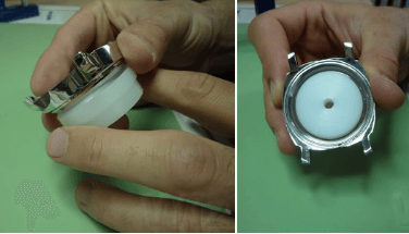 Removing the crystal