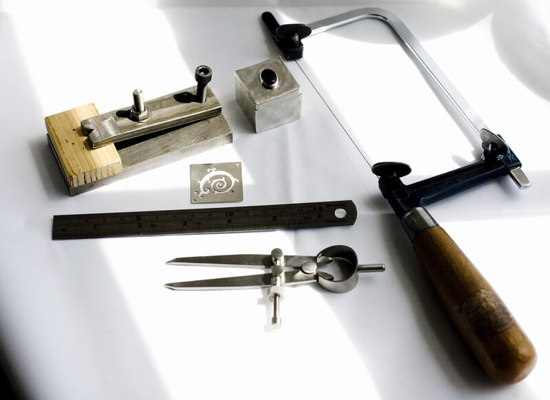 Sawing Through Metal Tubing