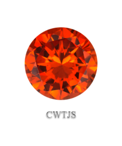 Round Brilliant Orange
