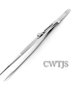 Swill Diamond locking tweezer Large serrated locking tips