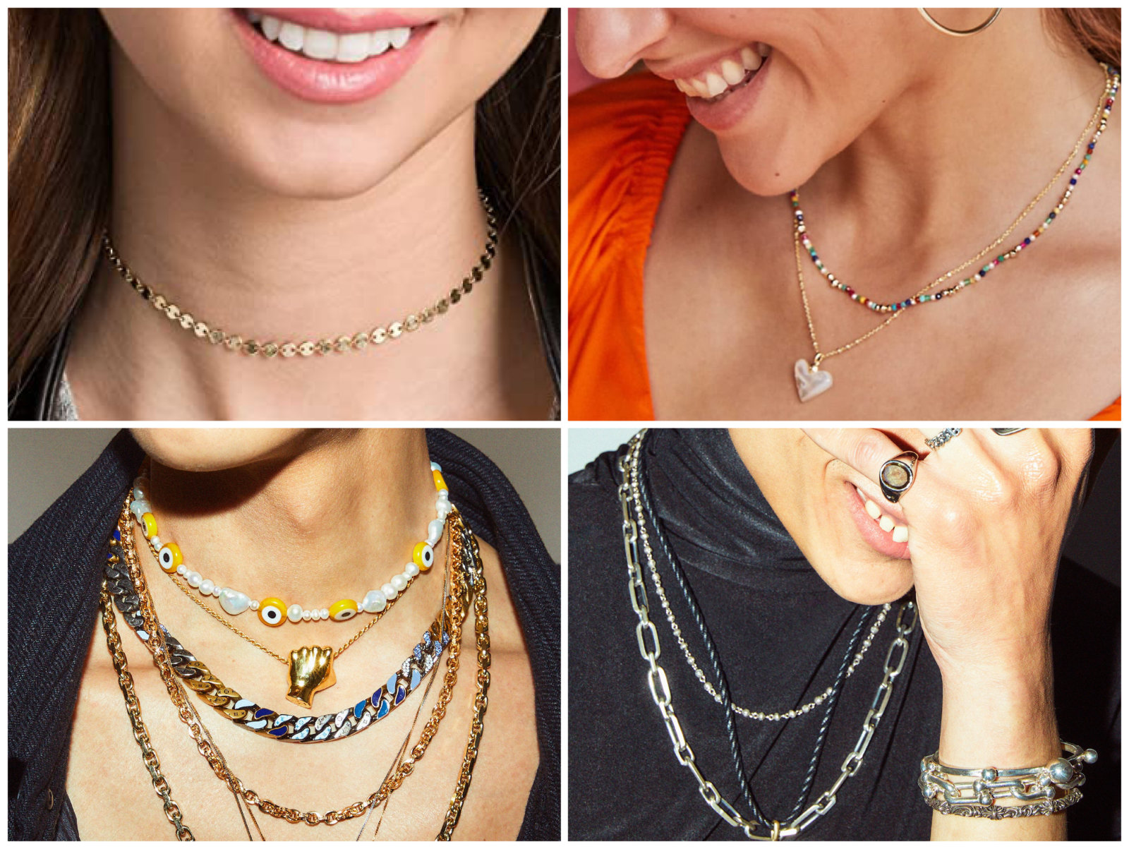 Different Lengths Of Chains & Necklaces